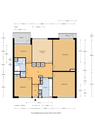 Floor plan - Livingstonelaan 600, 3526 JE Utrecht 